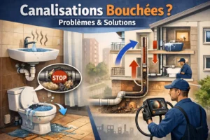 Read more about the article Canalisations bouchées en appartement : comprendre le problème avant qu’il ne devienne urgent